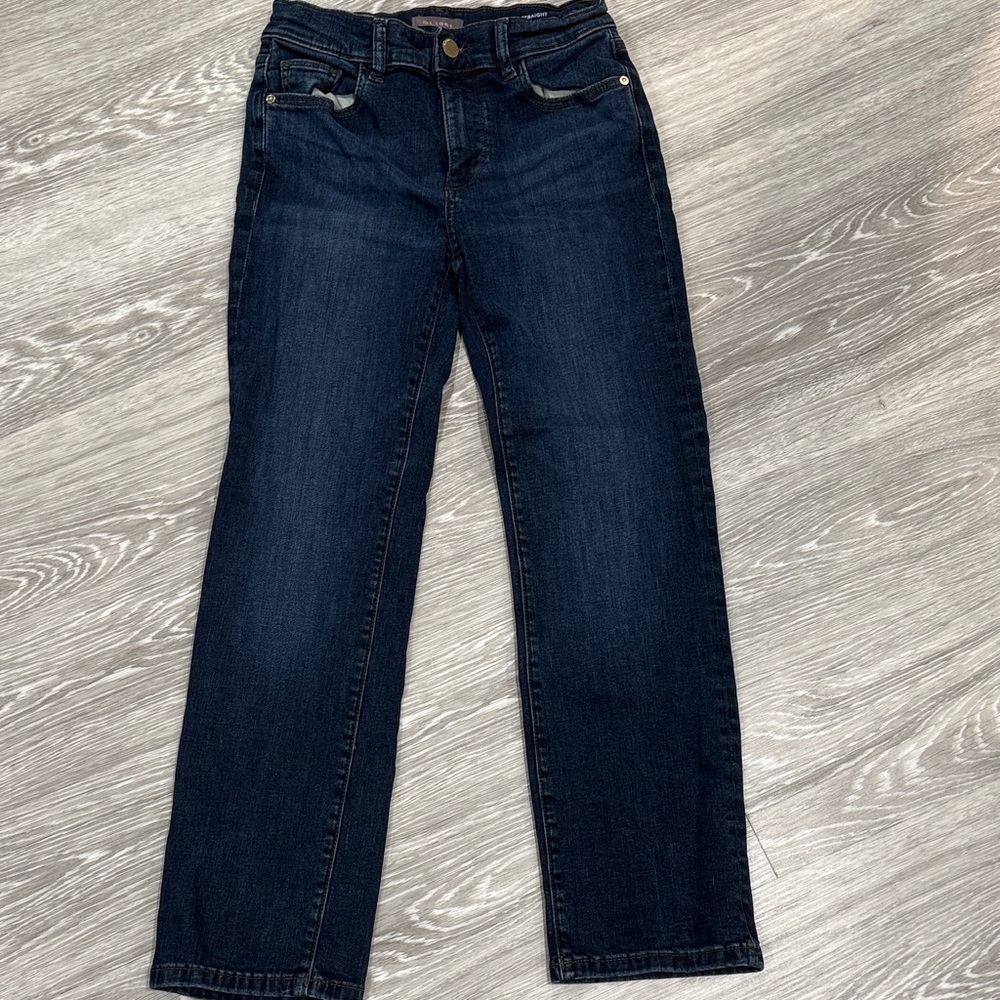 DL1961 Women's Indigo Straight Leg Jeans